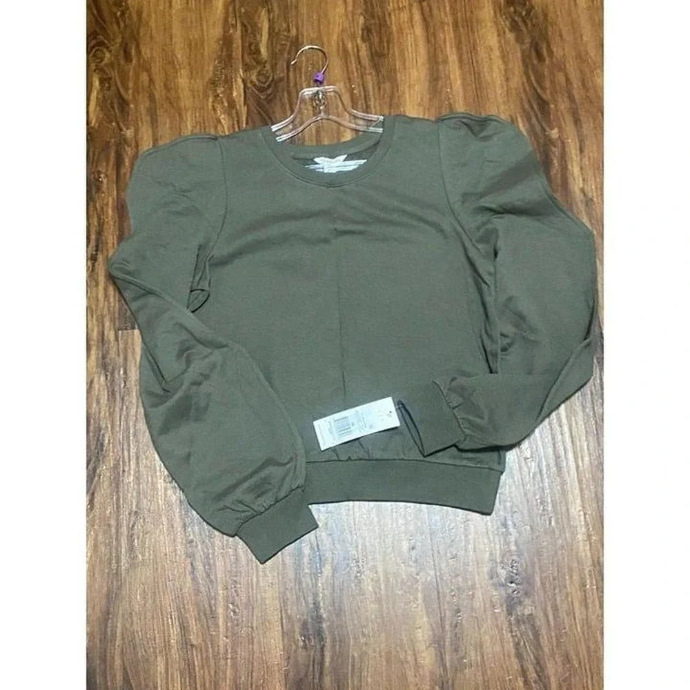 Girls' Piped Pullover Top by Habitual Olive Size 16 New With Tags